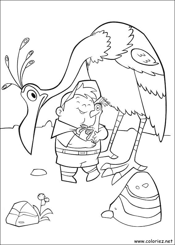 Coloriage de Là-haut à imprimer