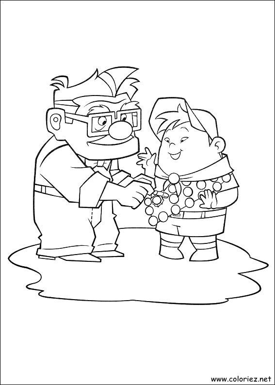 Coloriage de Là-haut à imprimer