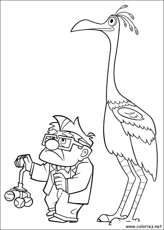 Coloriage de Là-haut à imprimer