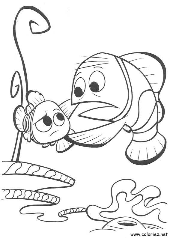 Coloriage de Le monde de Nemo à imprimer