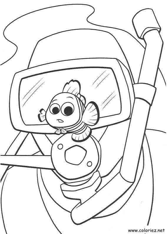 Coloriage de Le monde de Nemo à imprimer
