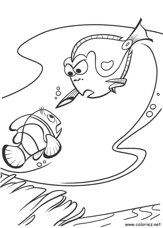 Coloriage de Le monde de Nemo à imprimer