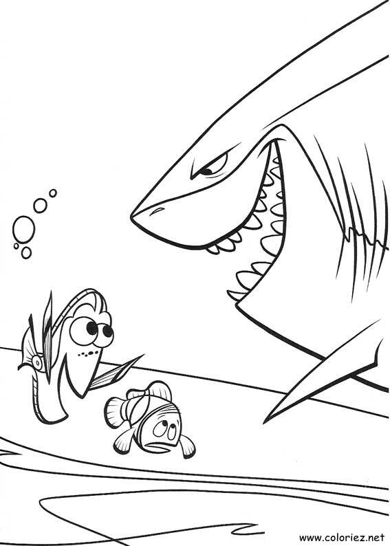 Coloriage de Le monde de Nemo à imprimer
