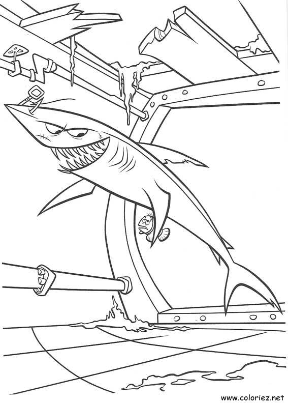 Coloriage de Le monde de Nemo à imprimer