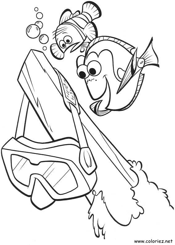 Coloriage de Le monde de Nemo à imprimer