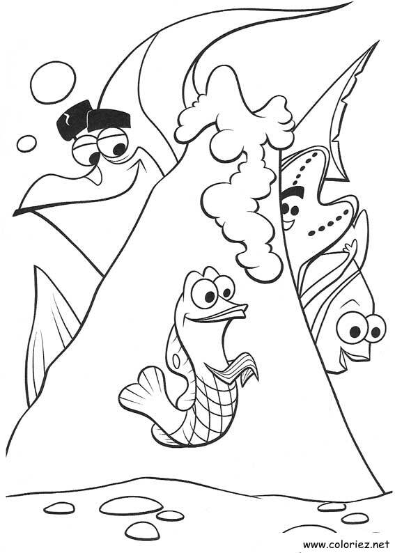 Coloriage de Le monde de Nemo à imprimer