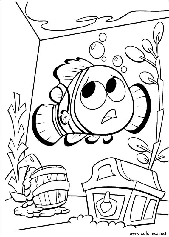 Coloriage de Le monde de Nemo à imprimer