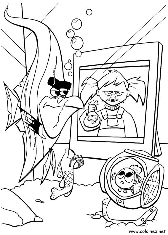 Coloriage de Le monde de Nemo à imprimer