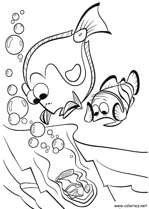 Coloriage de Le monde de Nemo à imprimer