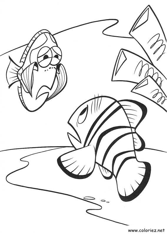 Coloriage de Le monde de Nemo à imprimer