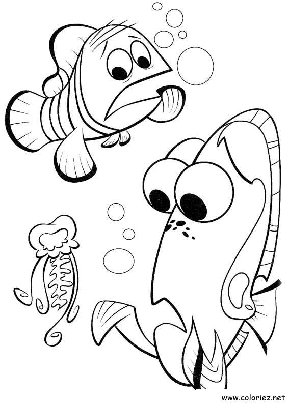 Coloriage de Le monde de Nemo à imprimer