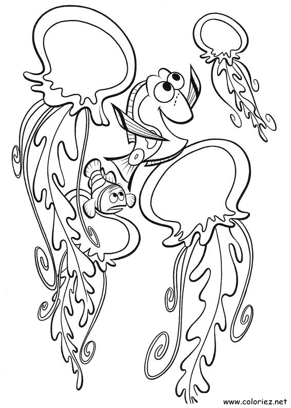 Coloriage de Le monde de Nemo à imprimer