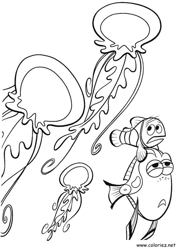Coloriage de Le monde de Nemo à imprimer