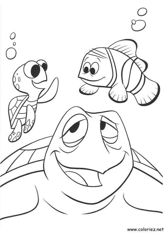 Coloriage de Le monde de Nemo à imprimer