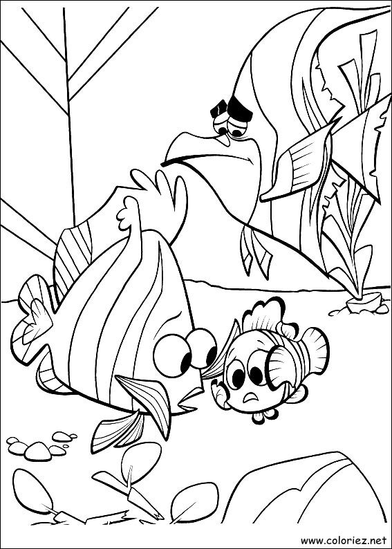 Coloriage de Le monde de Nemo à imprimer