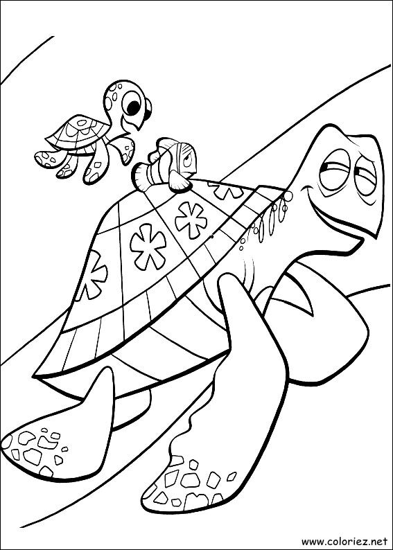 Coloriage de Le monde de Nemo à imprimer