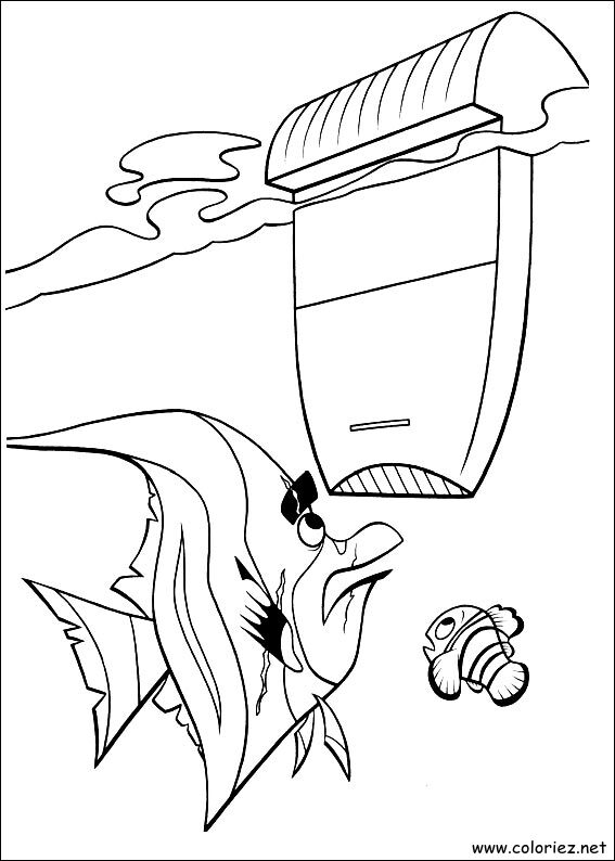 Coloriage de Le monde de Nemo à imprimer
