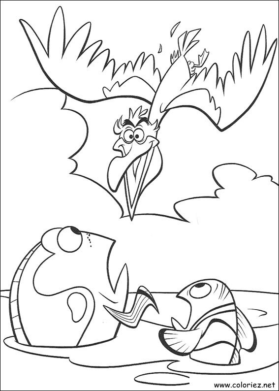 Coloriage de Le monde de Nemo à imprimer