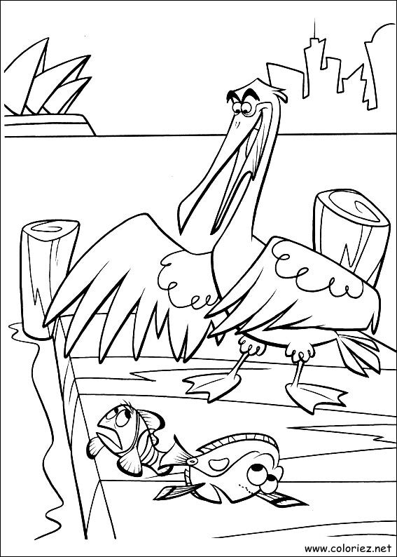 Coloriage de Le monde de Nemo à imprimer