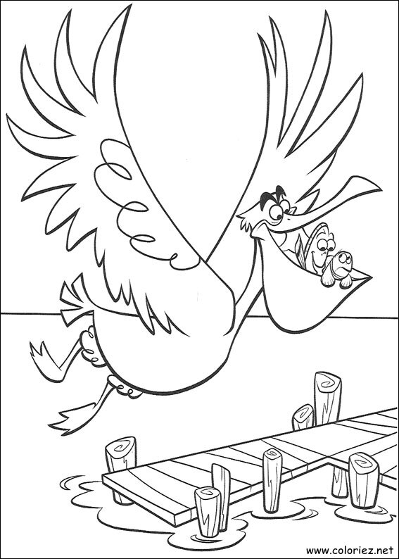 Coloriage de Le monde de Nemo à imprimer