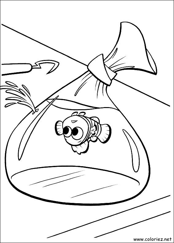 Coloriage de Le monde de Nemo à imprimer