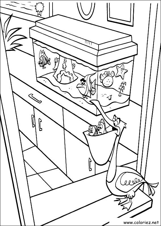 Coloriage de Le monde de Nemo à imprimer