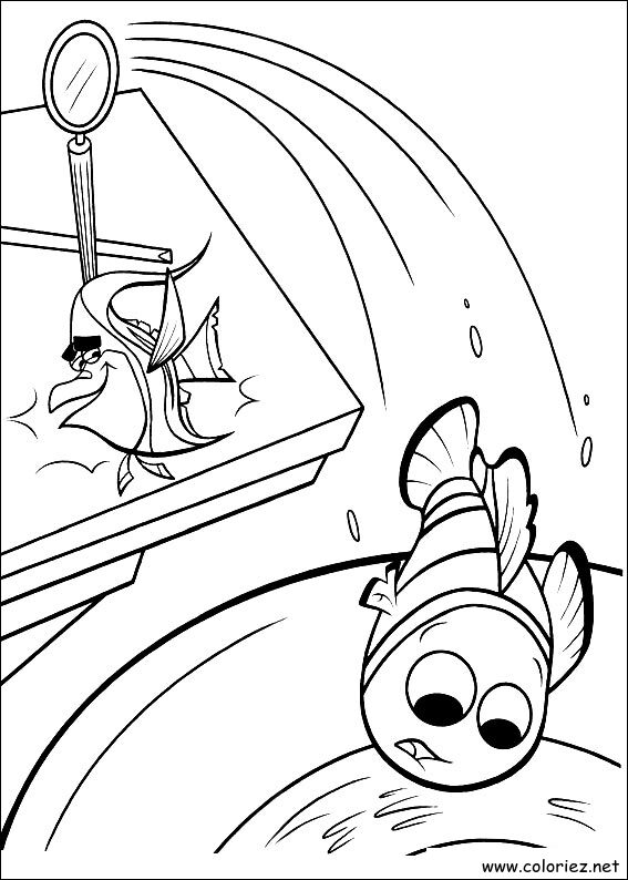 Coloriage de Le monde de Nemo à imprimer