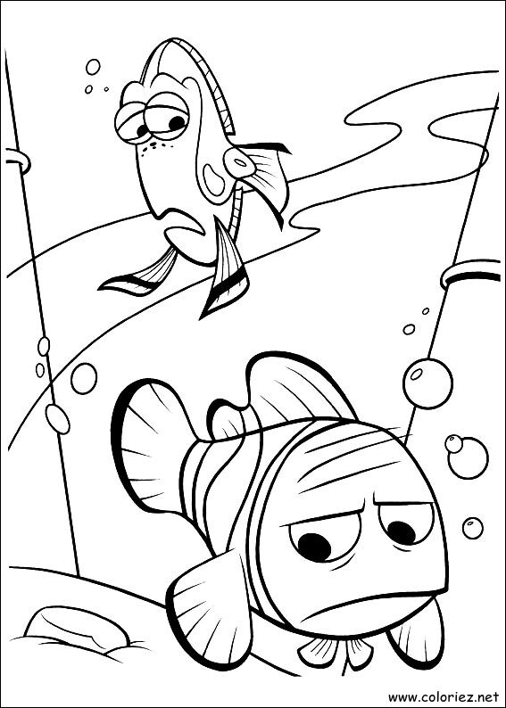 Coloriage de Le monde de Nemo à imprimer