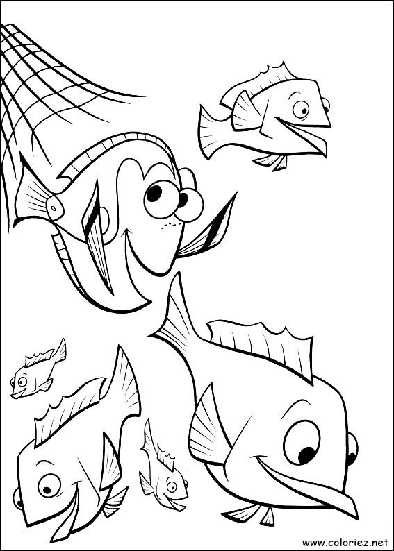 Coloriage de Le monde de Nemo à imprimer