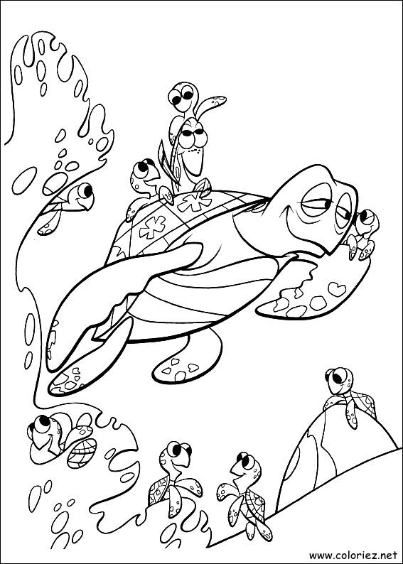 Coloriage de Le monde de Nemo à imprimer