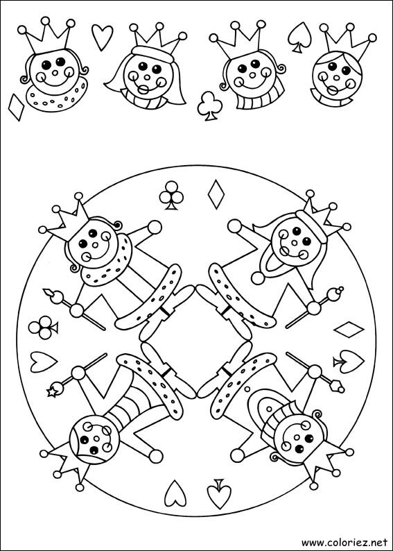 Coloriage de Mandala à imprimer