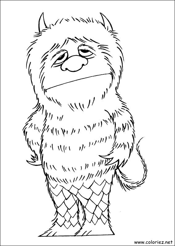 Coloriage de Max et les maximonstres à imprimer