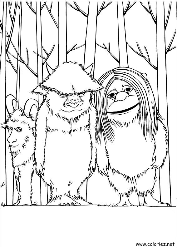 Coloriage de Max et les maximonstres à imprimer