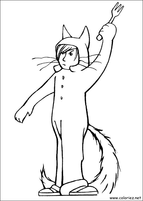 Coloriage de Max et les maximonstres à imprimer