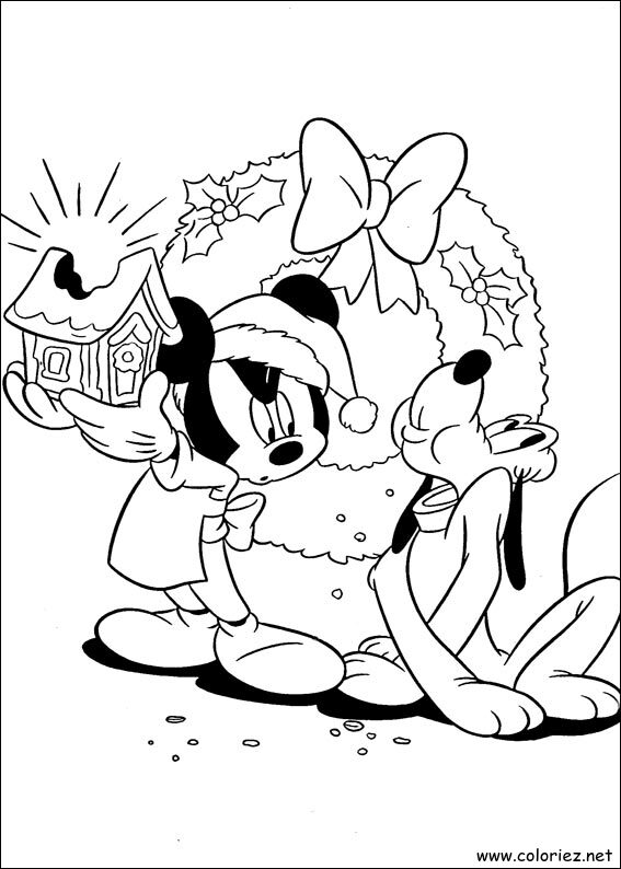 Coloriage de Mickey à imprimer !