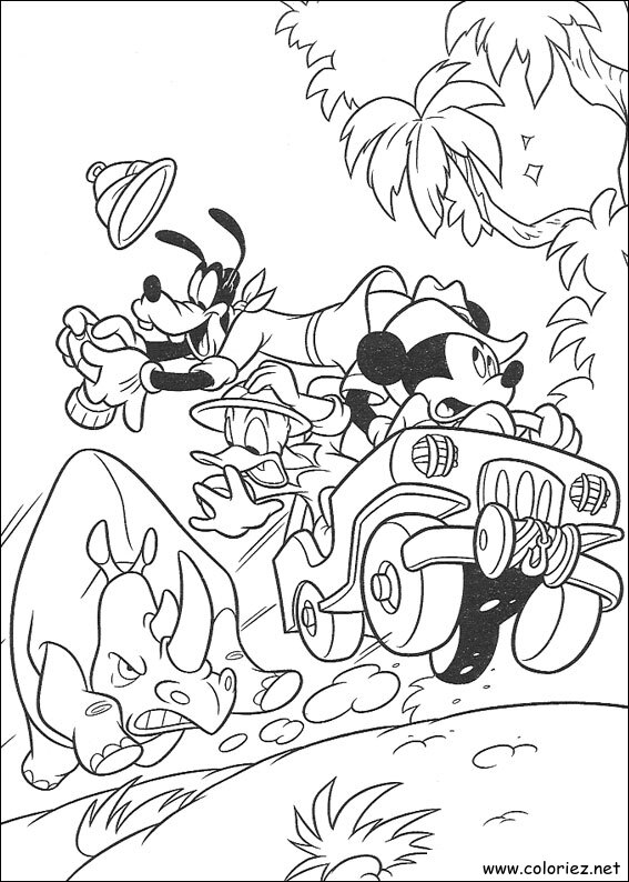 Coloriage de Mickey à imprimer !
