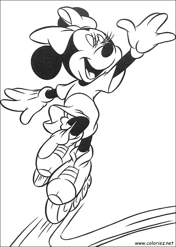 Coloriage de Mickey à imprimer !