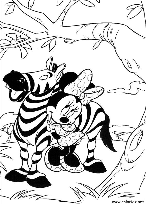 Coloriage de Mickey à imprimer !