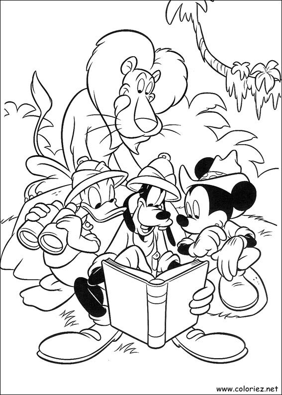 Coloriage de Mickey à imprimer !