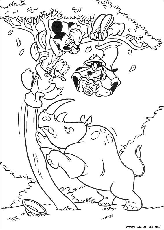 Coloriage de Mickey à imprimer !