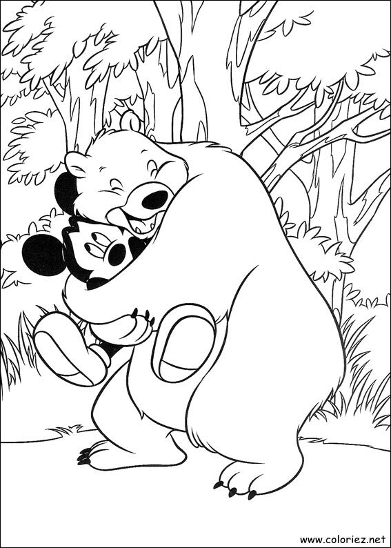 Coloriage de Mickey à imprimer !