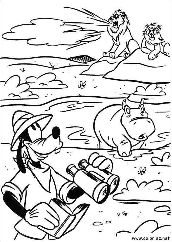 Coloriage de Mickey à imprimer !