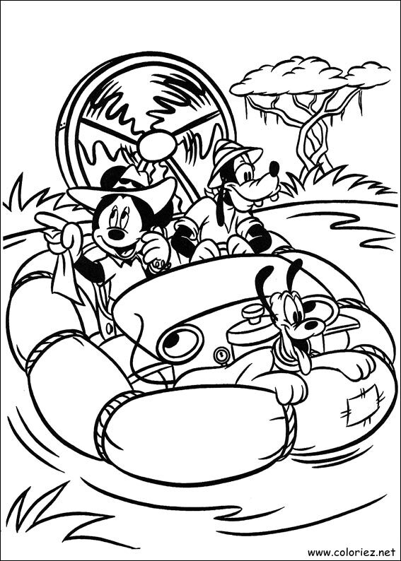 Coloriage de Mickey à imprimer !