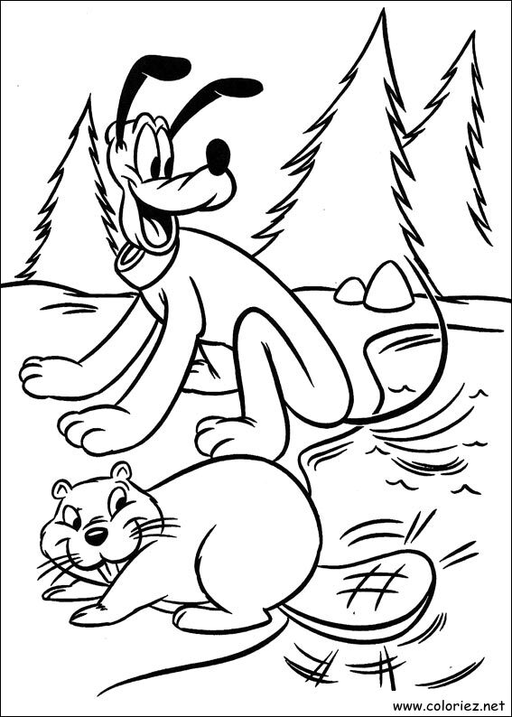 Coloriage de Mickey à imprimer !