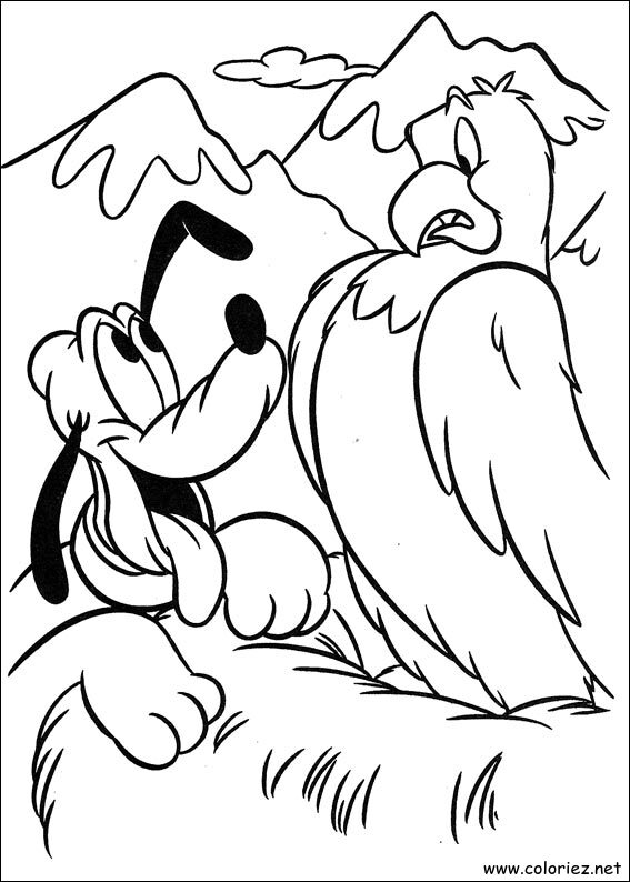 Coloriage de Mickey à imprimer !
