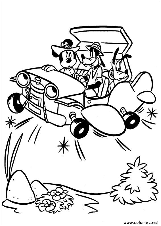 Coloriage de Mickey à imprimer !