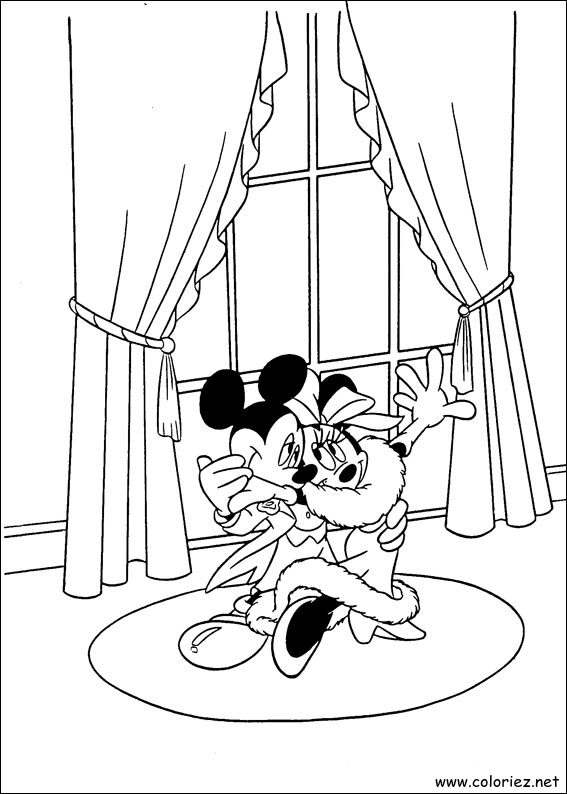 Coloriage de Mickey à imprimer !