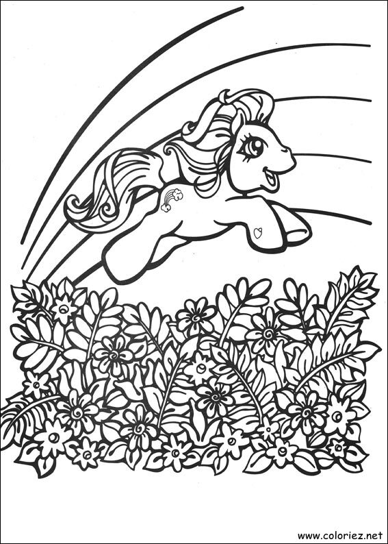 Coloriage de Mon petit poney à imprimer