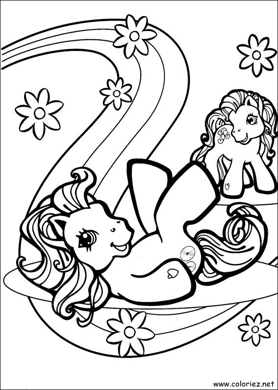 Coloriage de Mon petit poney à imprimer