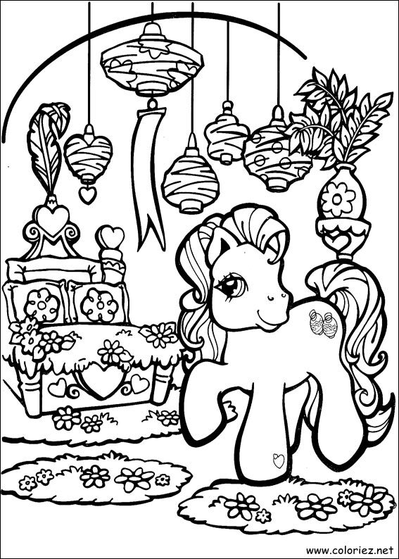 Coloriage de Mon petit poney à imprimer